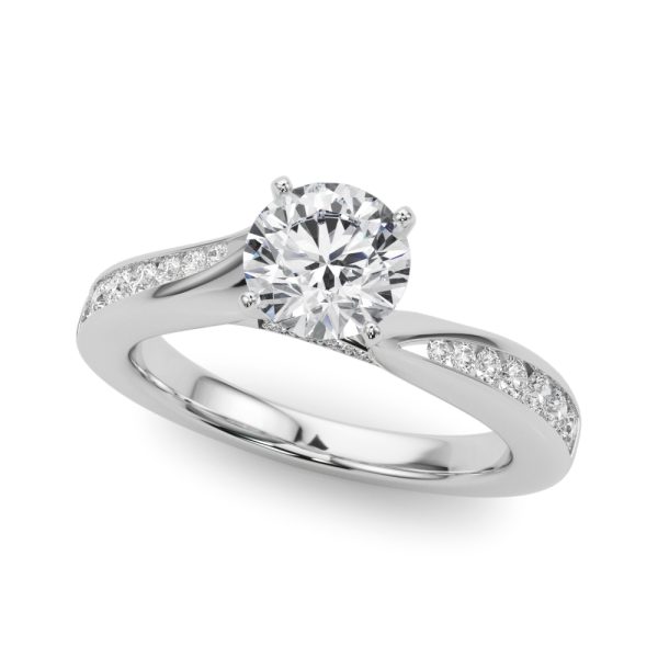 ENGAGEMENT RINGS SINGLE ROW PRONG SET