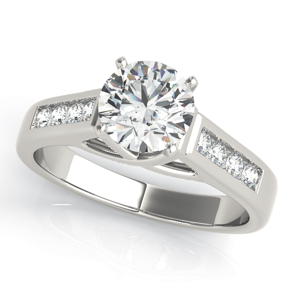 ENGAGEMENT RINGS SINGLE ROW CHANNEL SET