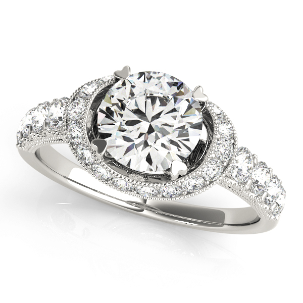 ENGAGEMENT RINGS HALO ROUND