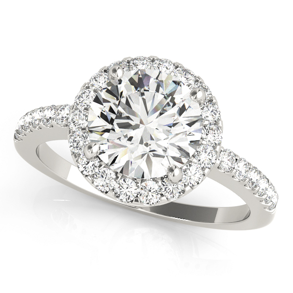 ENGAGEMENT RINGS HALO ROUND