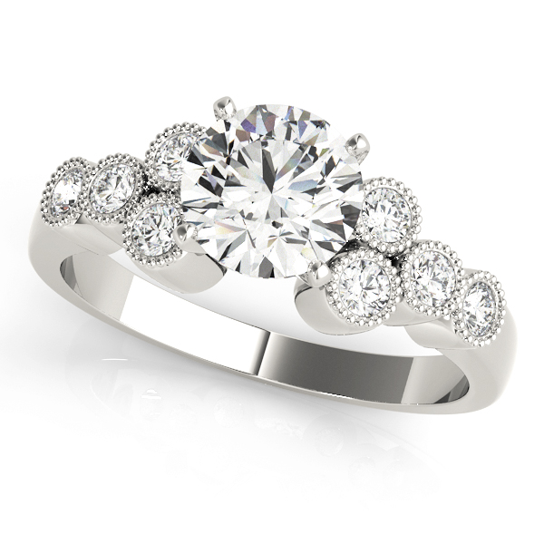 ENGAGEMENT RINGS CLUSTER SIDES