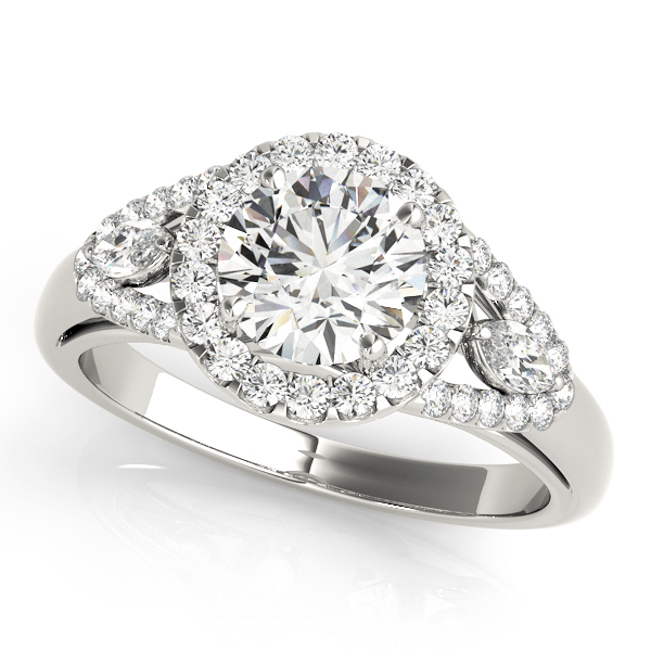 ENGAGEMENT RINGS HALO ROUND