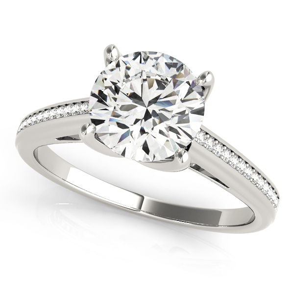 ENGAGEMENT RINGS SINGLE ROW CHANNEL SET