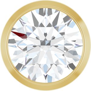 14K Yellow 3/4 CT Natural Diamond Slide Pendant