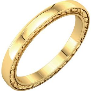 14K Yellow Band Size 5
